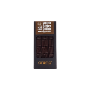 Aroha Stevia ile Tatlandırılmış %80 Bitter Çikolata
