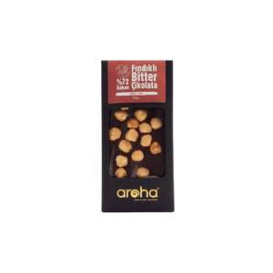 Aroha %72 Bitter Fındıklı Çikolata 100gr