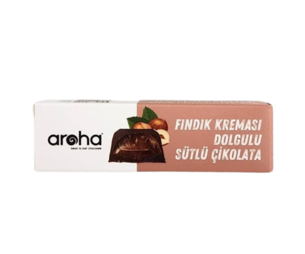 Aroha Fındık Kreması Dolgulu Sütlü Çikolata - Görsel 2