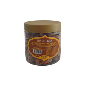 Gluteno Glutensiz Karamelli Kalp Kurabiye