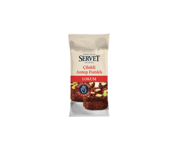 Servet Çilekli Antep Fıstıklı Lokum