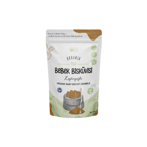 Og Natural Organik Toz Bebek Bisküvisi 240 gr