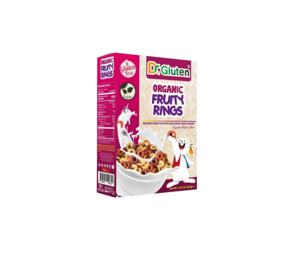 Dr Gluten Organik Meyveli Halka Tahıl Gevreği 225gr