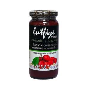 Lutfiye Organik Kızılcık Marmelatı 280gr