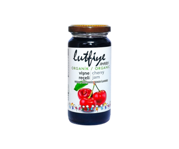 Lutfiye Organik Vişne Reçeli 280gr - Görsel 2