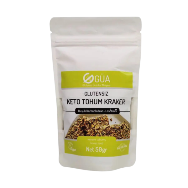 GÜA Glutensiz Keto Tohum Kraker 50gr