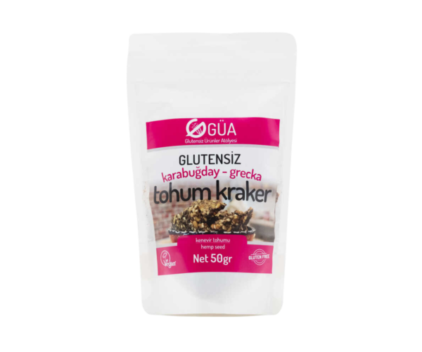 GÜA Glutensiz Karabuğday Tohum Kraker 50gr