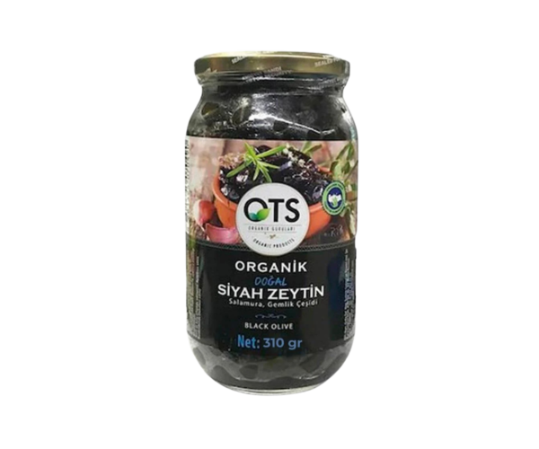 OTS Organik Siyah Zeytin 310gr