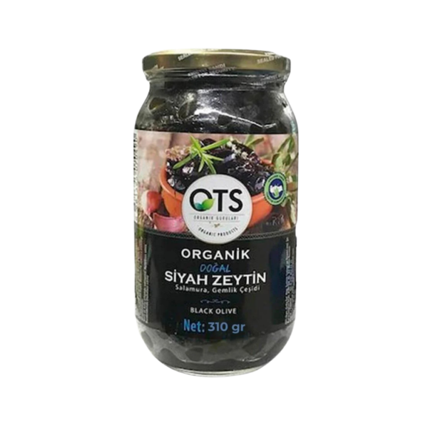 OTS Organik Siyah Zeytin 310gr