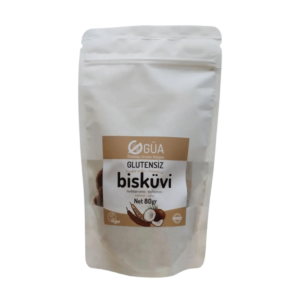 GÜA Glutensiz Hindistan Cevizi-Keçiboynuzlu Bisküvi 80gr