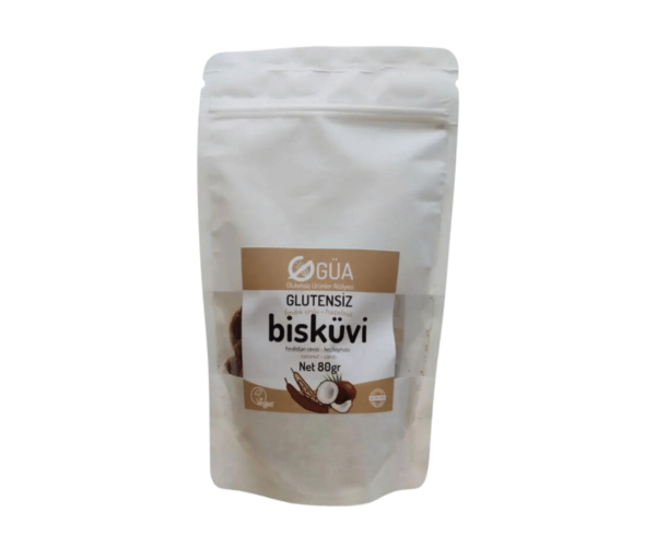GÜA Glutensiz Hindistan Cevizi-Keçiboynuzlu Bisküvi 80gr
