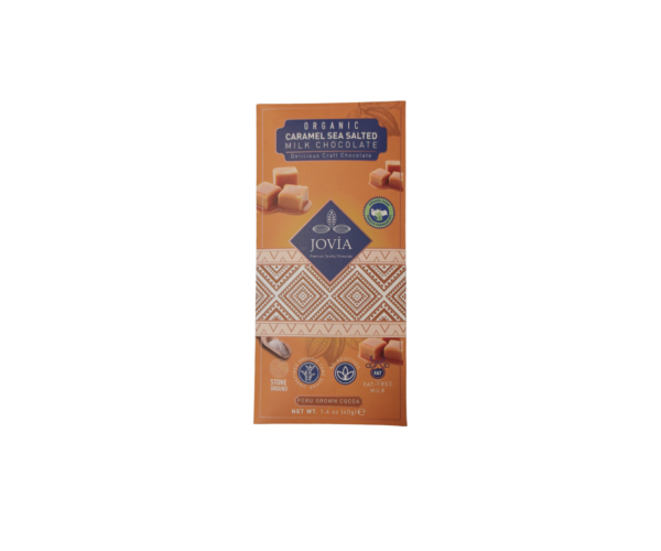 Jovia Sütlü Çikolata Karamel & Deniz Tuzu 40gr