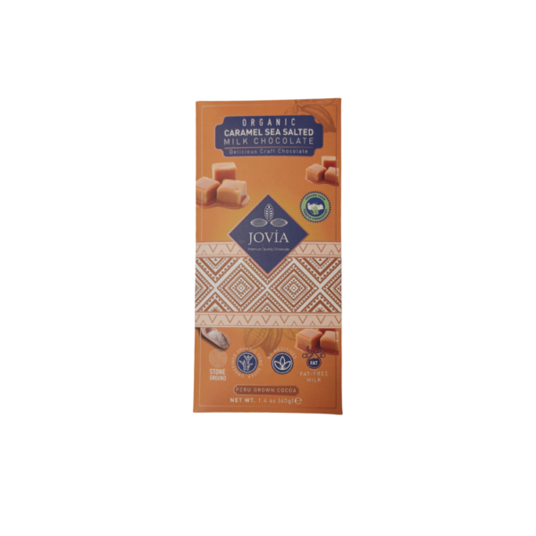 Jovia Sütlü Çikolata Karamel & Deniz Tuzu 40gr