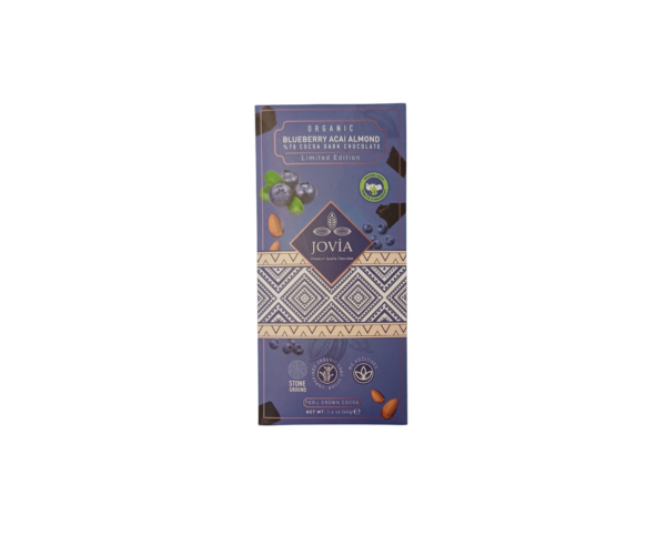 Jovia %70 Bitter Çikolata Yaban Mersini & Badem 40gr